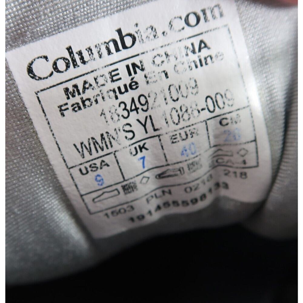 Columbia Shoes Womens 9 Athletic Trainers Lifestyle Comfort Active Outdoor Grey - Picture 13 of 14